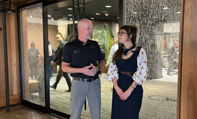 Nate Quintal and Jessie Devereaux explaining KI Wall and Skyline partnership interview